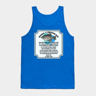 Having a Crappie Day Fritts Cartoons Tank Top